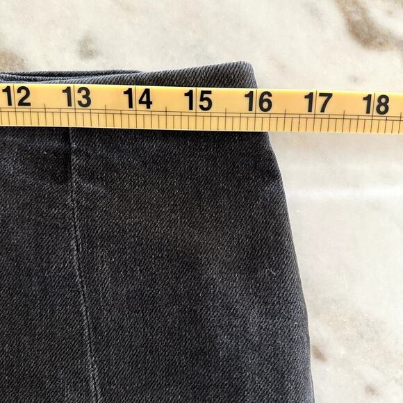 BDG Urban Outfitters Skirt Black Gray Lace-Up Grunge Punk Y2K Rocker Chic - Picture 8 of 8